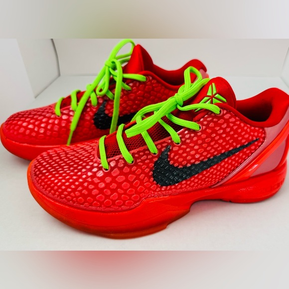 Nike Kobe Protro reverse grinch Red and Neon Green Sneakers men’s size 6.5